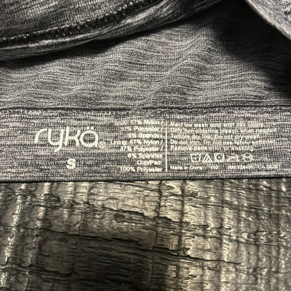 Ryka gray and black sports bra size small great condition - Picture 4 of 6